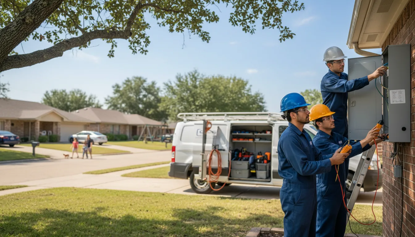 Certified electrician providing emergency electrical services in Lonoke, AR